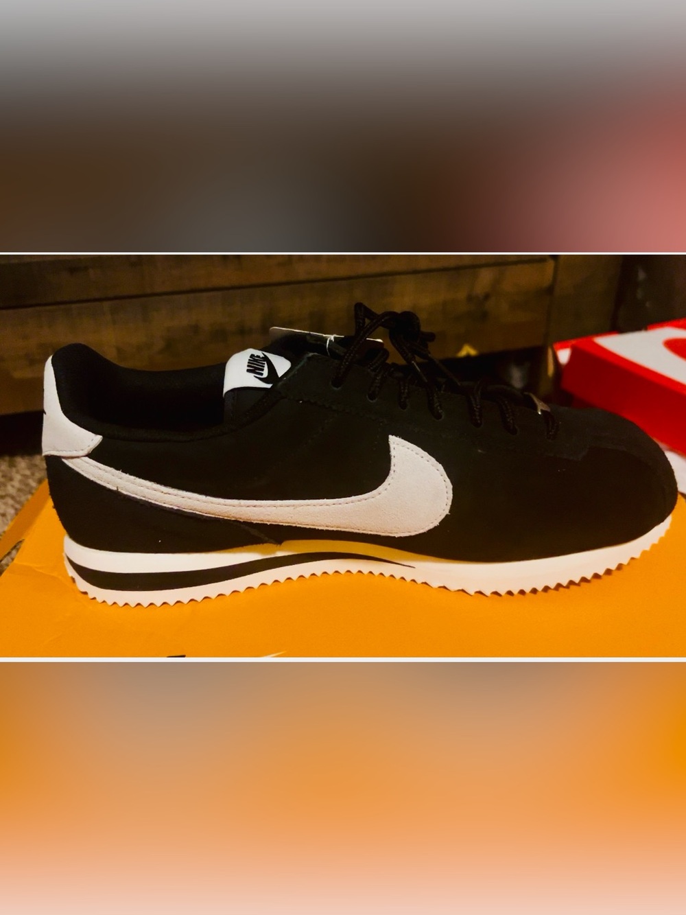 Nike Classic Cortez Black White Sneaker
